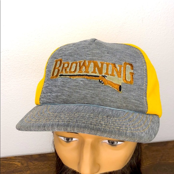 Browning Other - Vintage Browning Gun Hunting SnapBack Hat
